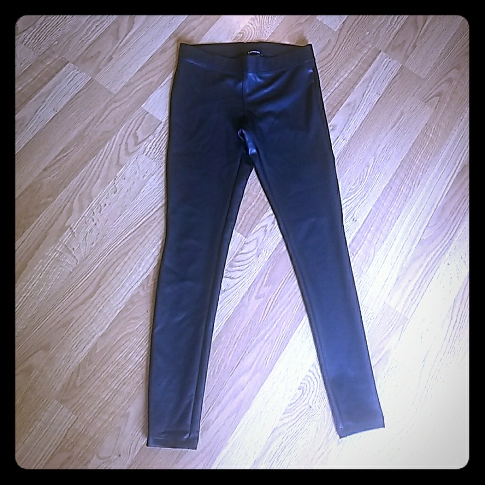 Express Faux Leather Leggings
